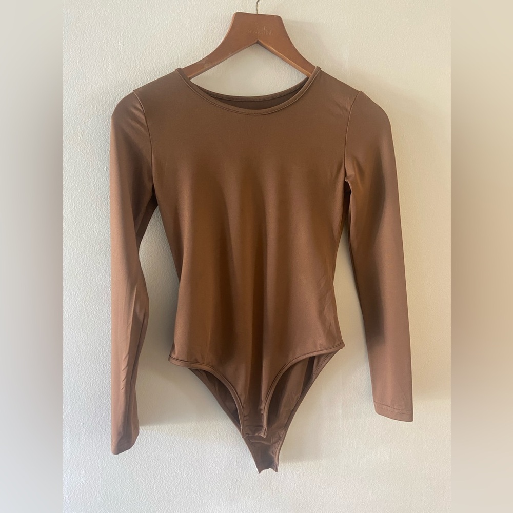 Brown nice bodysuit. Size small